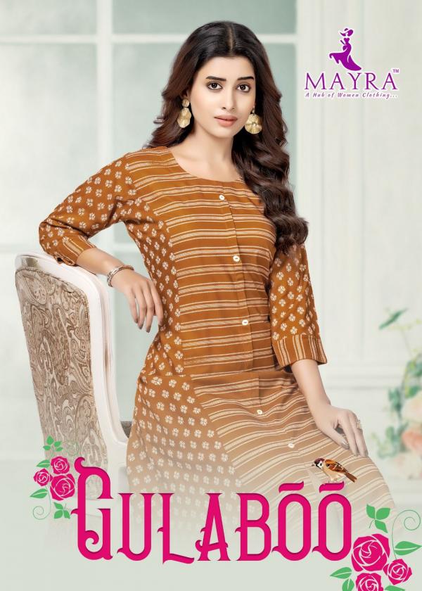 Mayra Gulaboo Rayon Exclusive Designer Kurti Collection